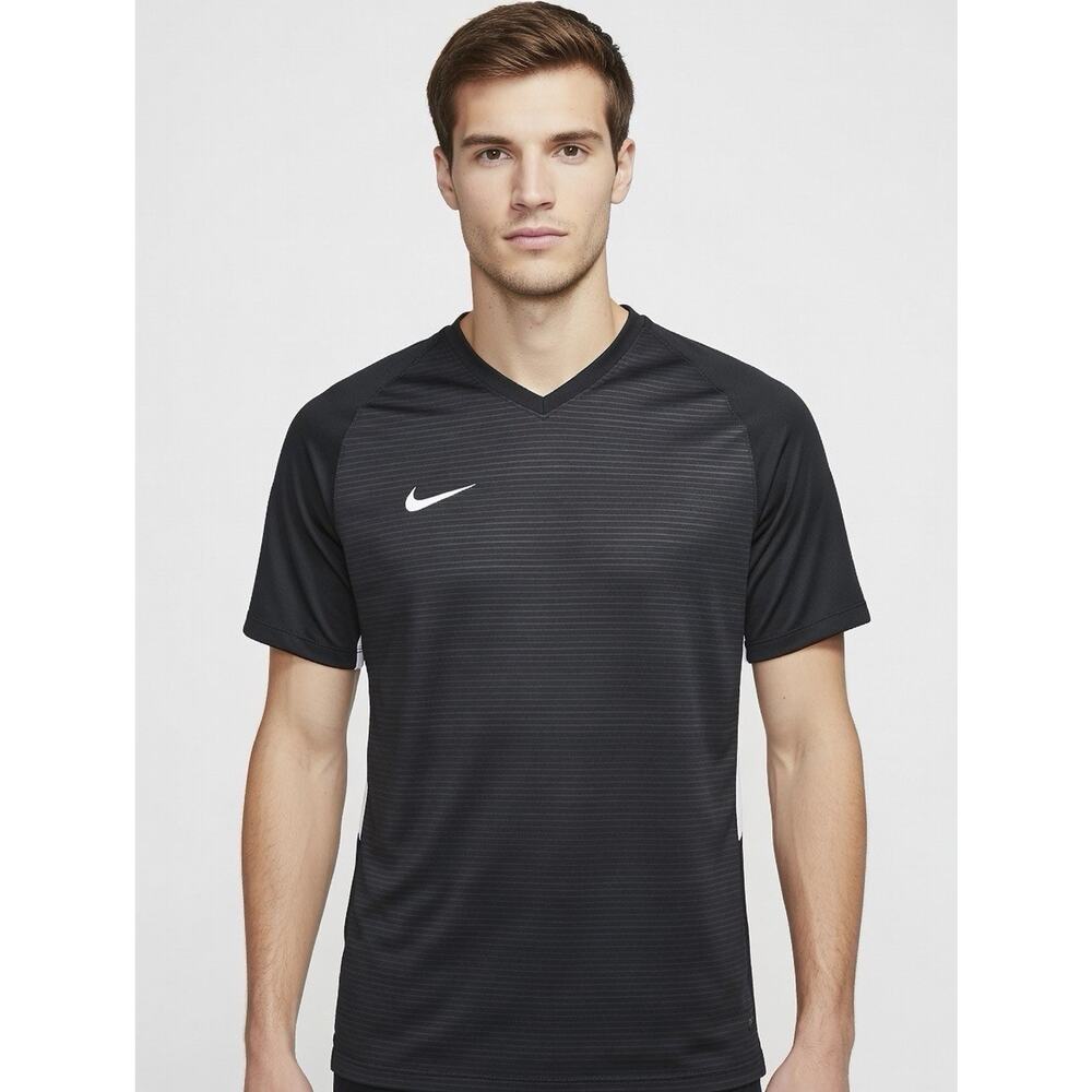 Nike Tiempo Premier Mens XL Dri Fit Soccer Jersey Black
